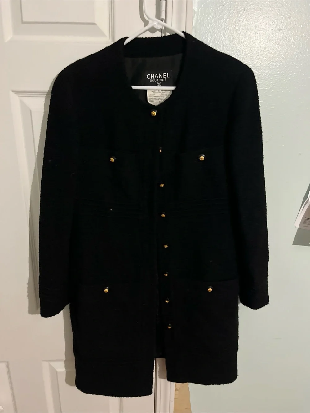 CHANEL longline knit
